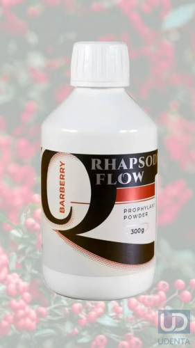 Порошок стоматологический для систем AIR-FLOW Rhapsody / Рапсоди, барбарис (300г), Queen Dental, Германия